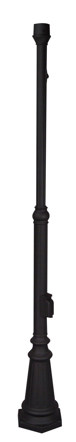 Craftmade Pad Mount Post 80 Inch Post Lamp Photocell & Outlet Model: Z