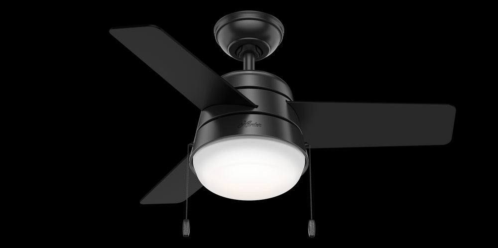 Hunter Aker Fan With Led Light 36 Inch Model Lighting Originals