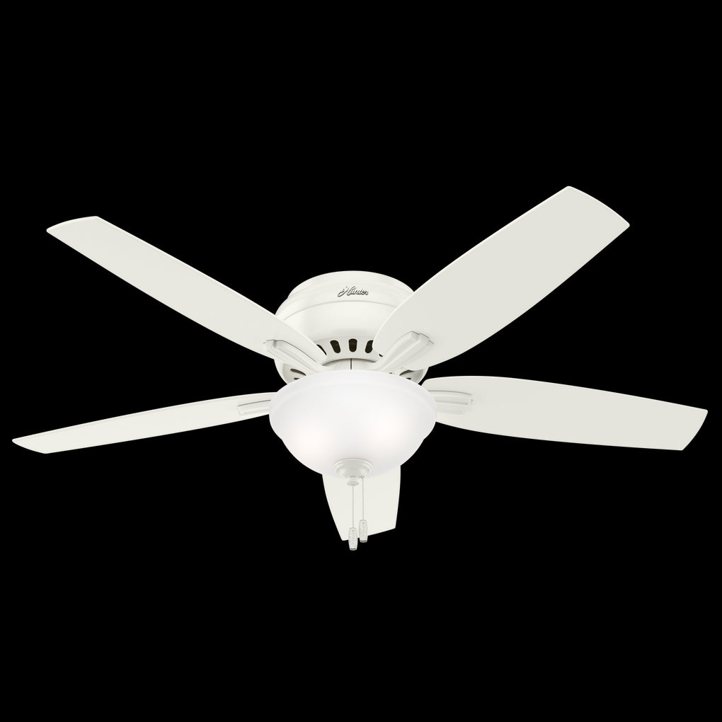 Hunter Newsome Low Profile Fan With Light 52 Inch Model 53313 Lighting Originals