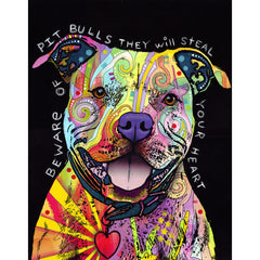 Pit Bull Dog Wall Art