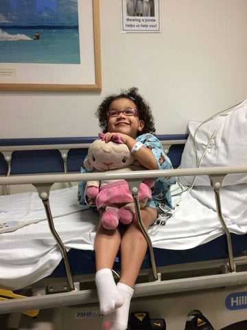 Ella at Children's Hospital