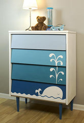 Ombre Whale Dresser