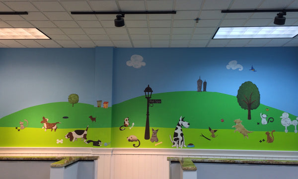 Pet Salon Mural