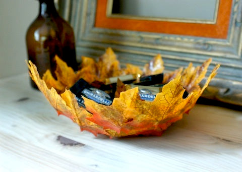 Autumn Leaf Bowl DIY
