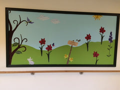 Flower Garden Mural for Fundraising