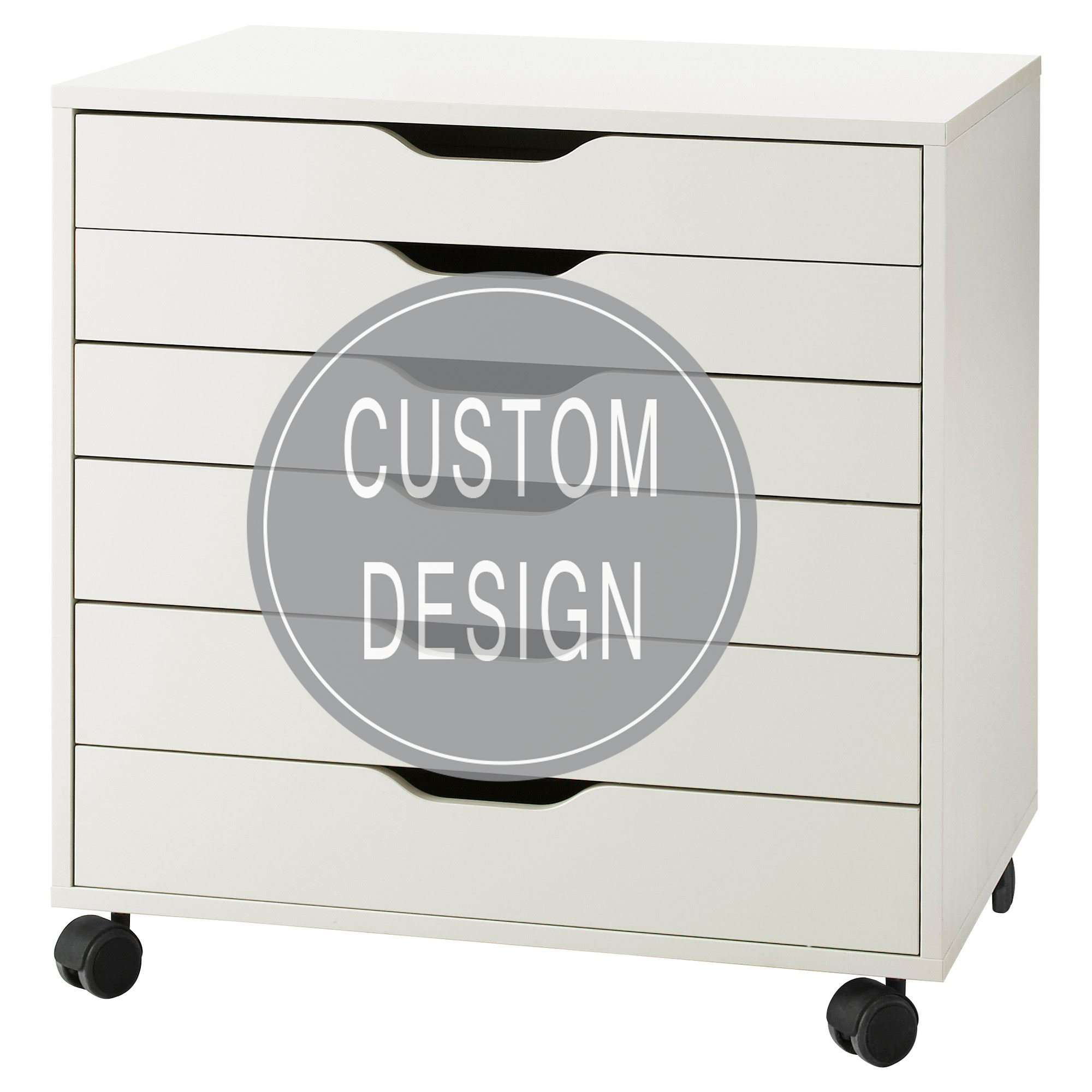 Customized Decal Set For Ikea Alex Drawer Unit