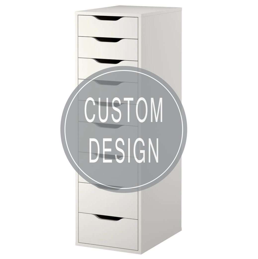 Customized Decal Set For Ikea Alex Drawer Unit