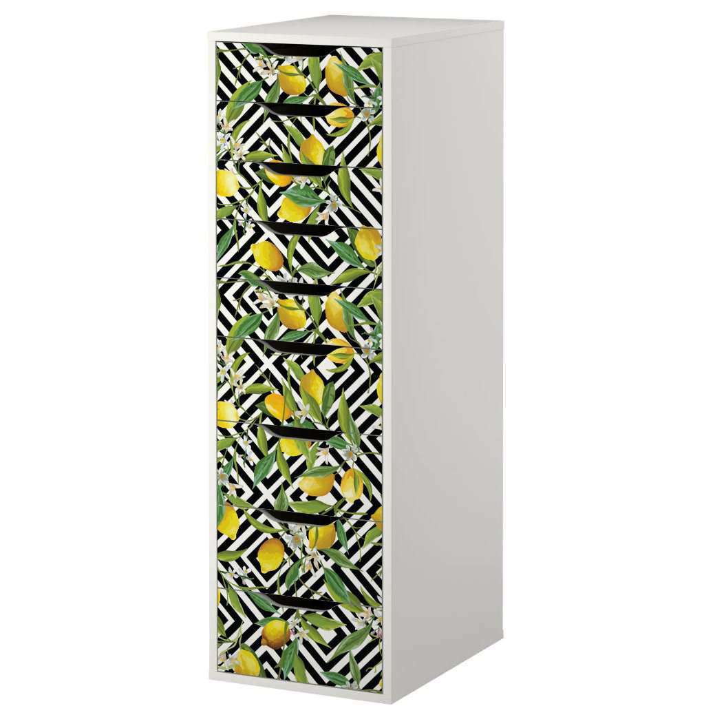 Lemon Pattern Decal Set for IKEA Drawer
