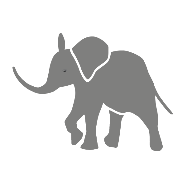 Free Free 184 Stencil Silhouette Baby Elephant Svg SVG PNG EPS DXF File