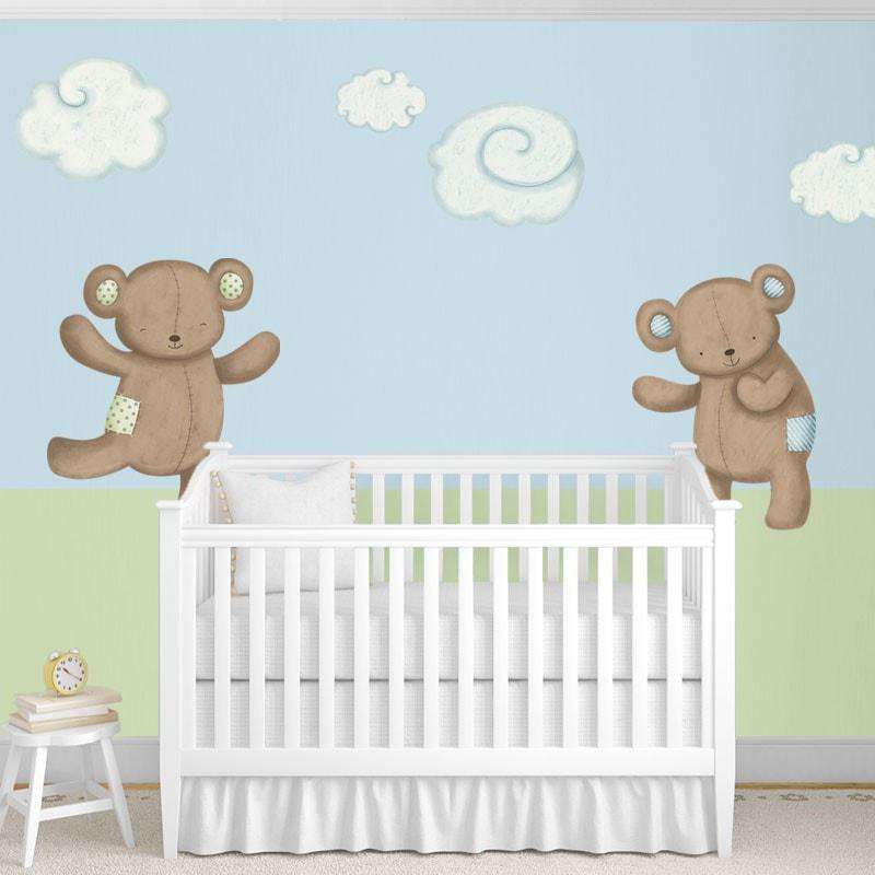 teddy wall stickers