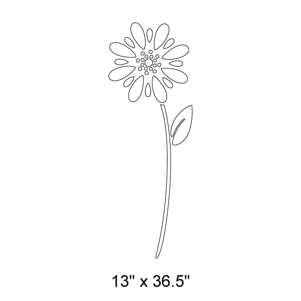 Giant Flower Stencil 2 – My Wonderful Walls