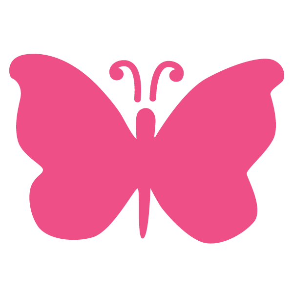 Download Butterfly Wall Stencil | Butterfly Shaped Reusable Wall ...