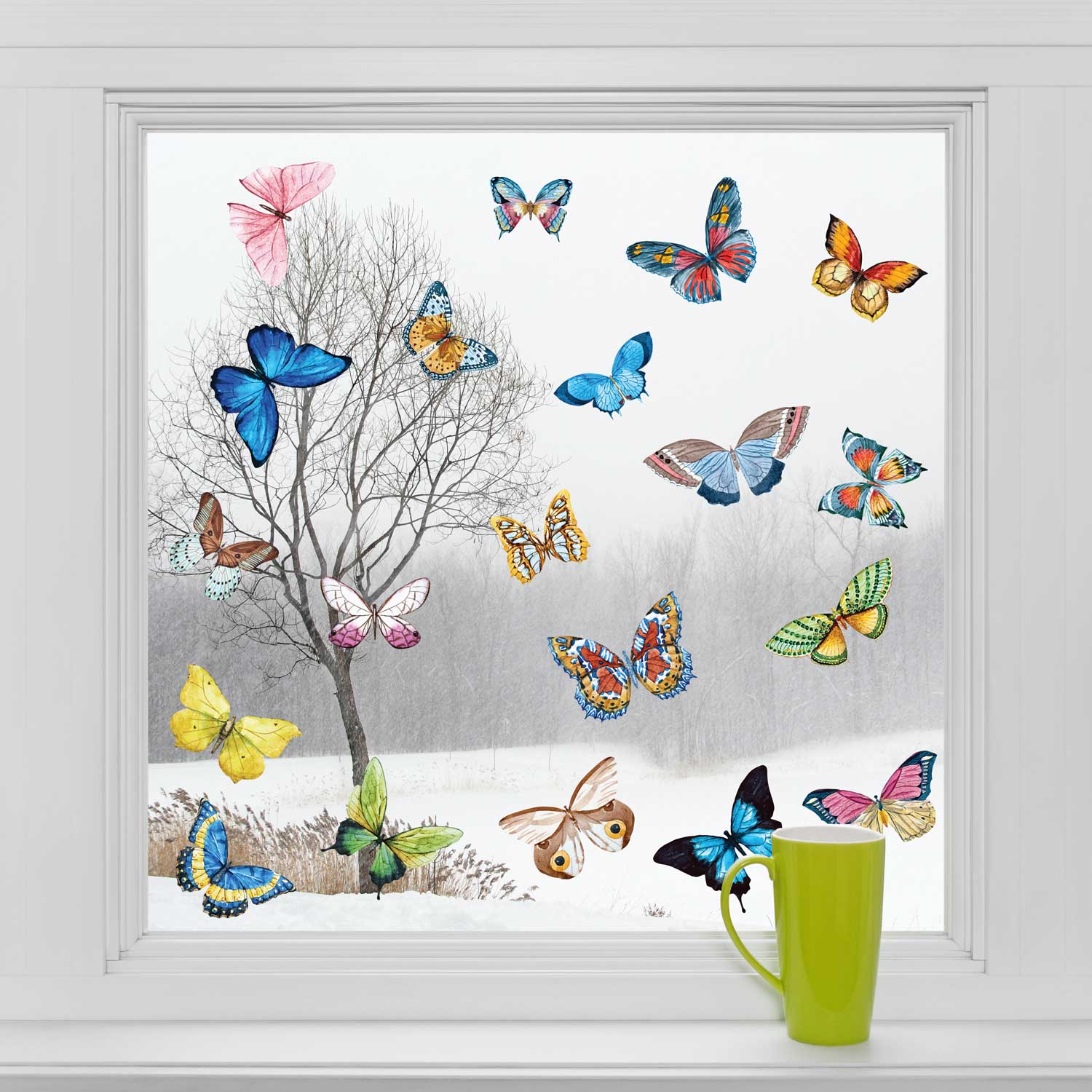 Butterfly Decals for Kids Room Watercolor Decal Watercolor -  in 2023