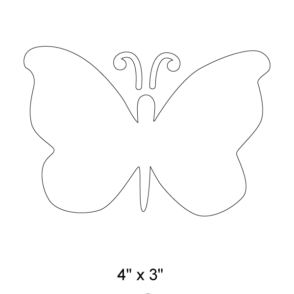 butterfly wall stencil butterfly shaped reusable wall