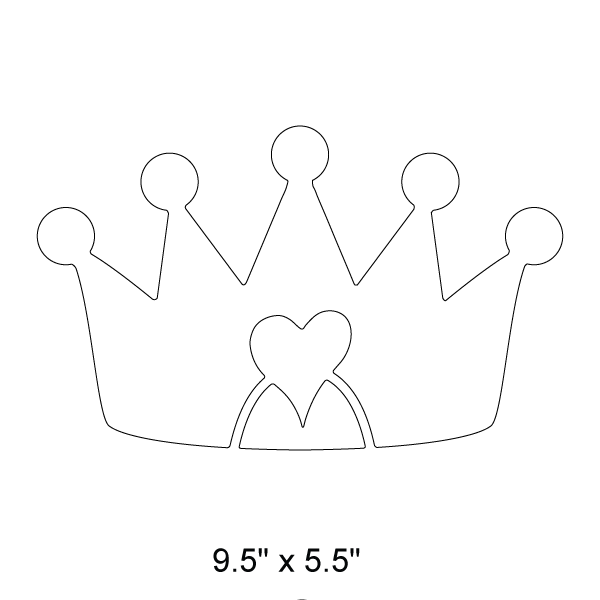 Crown Sticker Bundle  Princess crown printable sticker