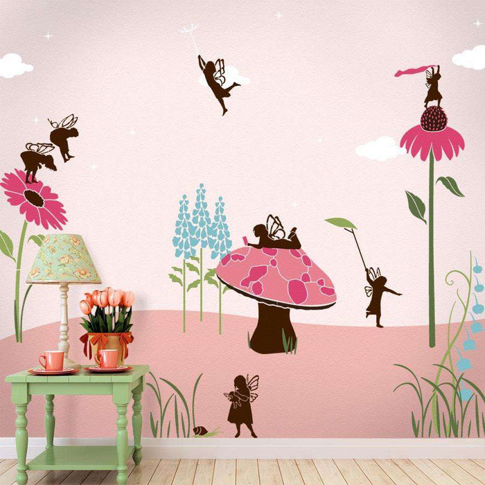 Fairy Wall Stencil  Fairy Silhouette Stencil Kit – My Wonderful Walls