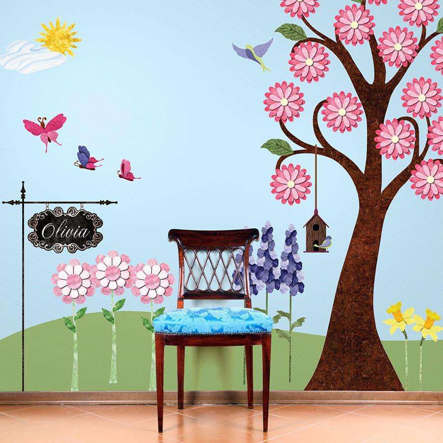 Large Daisy Flower  Wall  Stickers 