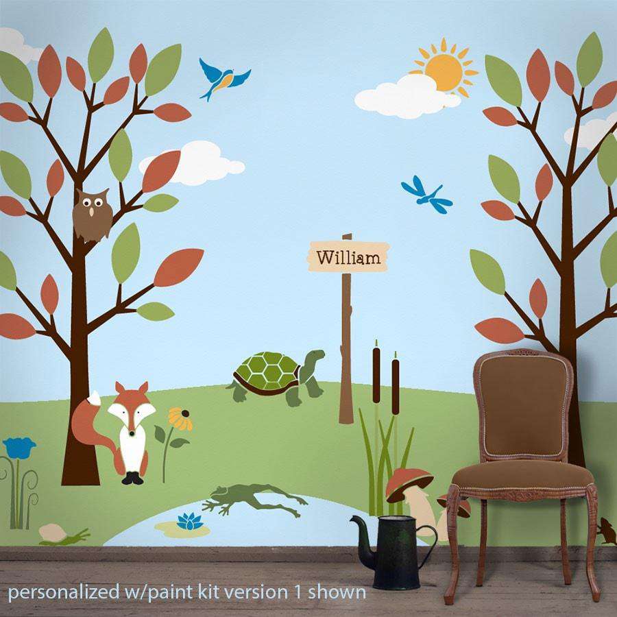 Forest Themed Wall Mural