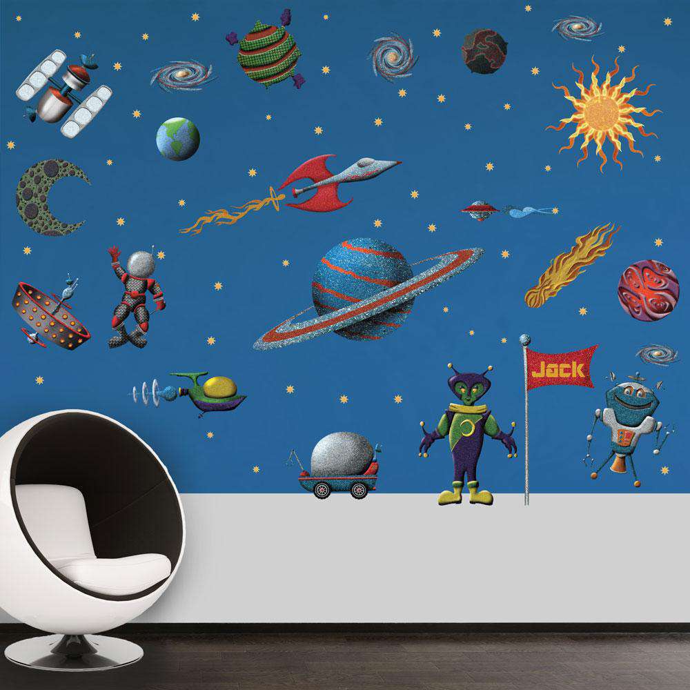 Space Wall Sticker Kit - JUMBO SET – My Wonderful Walls