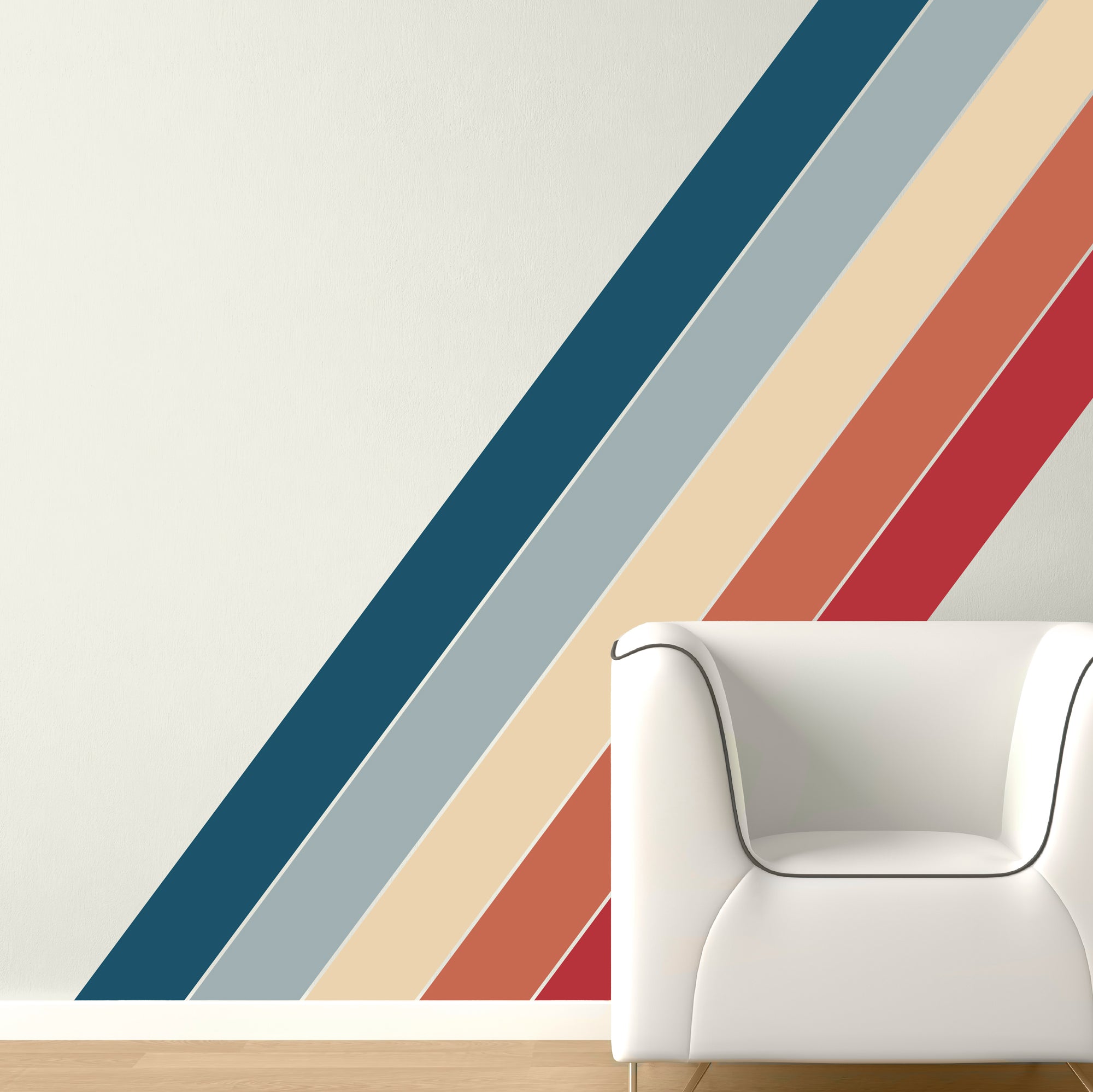 Custom Wall Stripes - Wall Tape Decals - Room Wall Stripes