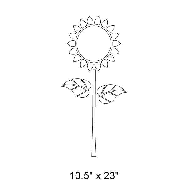 large sunflower stencil sunflower stencils for walls