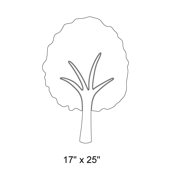 Large tree stencils for mural painting. Great prices, sturdy 12 mil quality