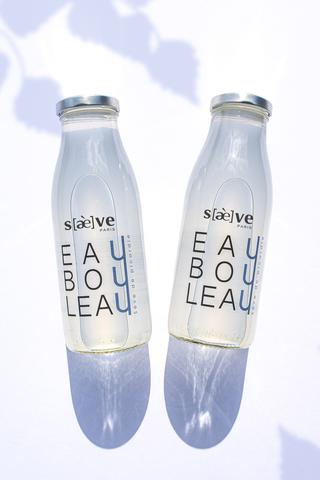 Bottle of organic fresh birch sap