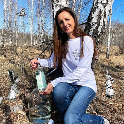 Organic birch sap treatment