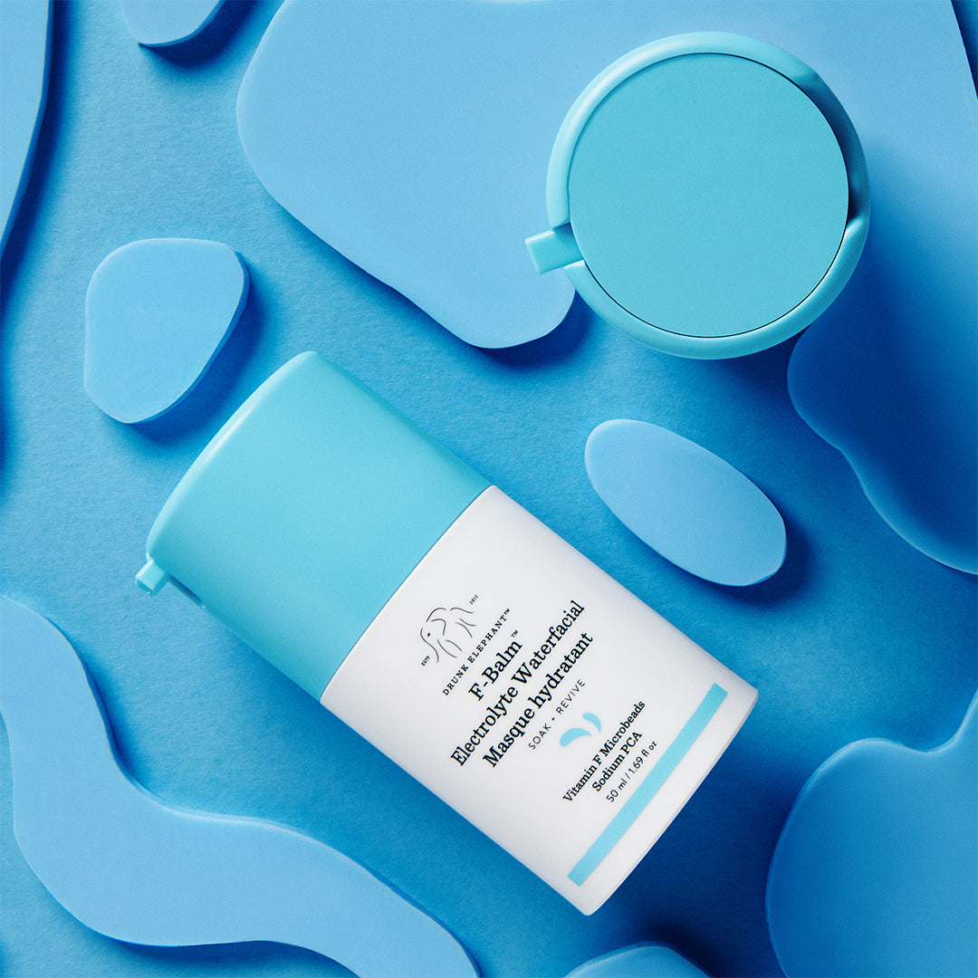 F-Balm™ on a blue blackground
