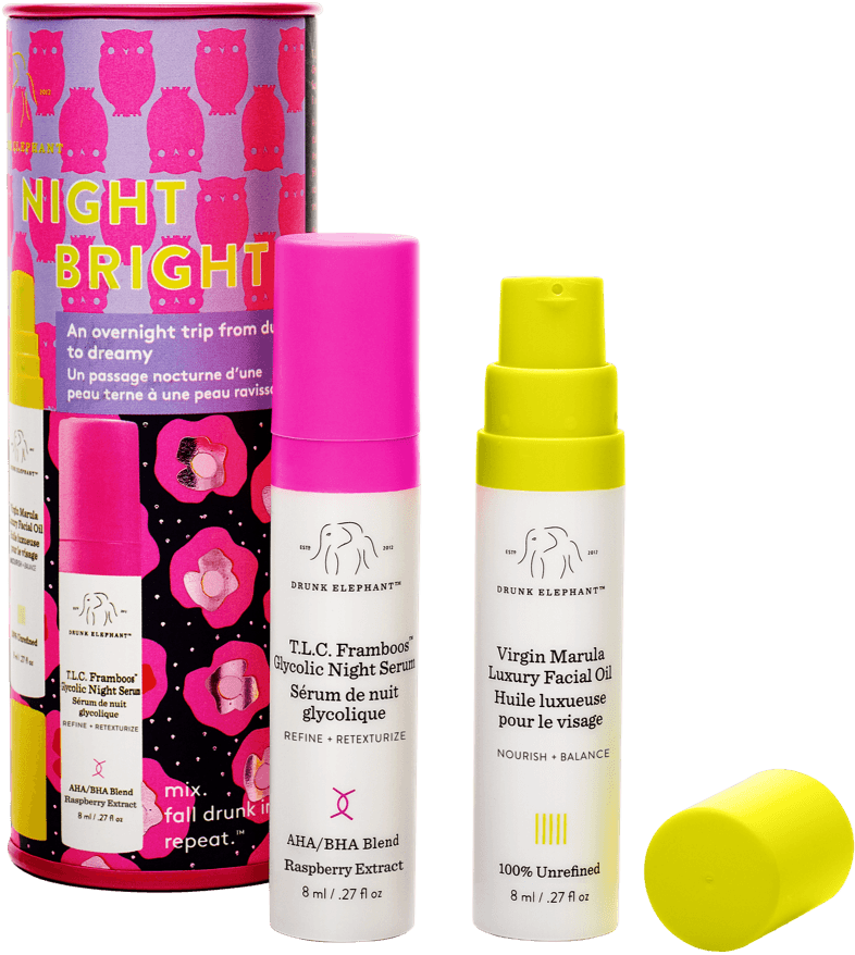 Drunk Elephant night bright duo