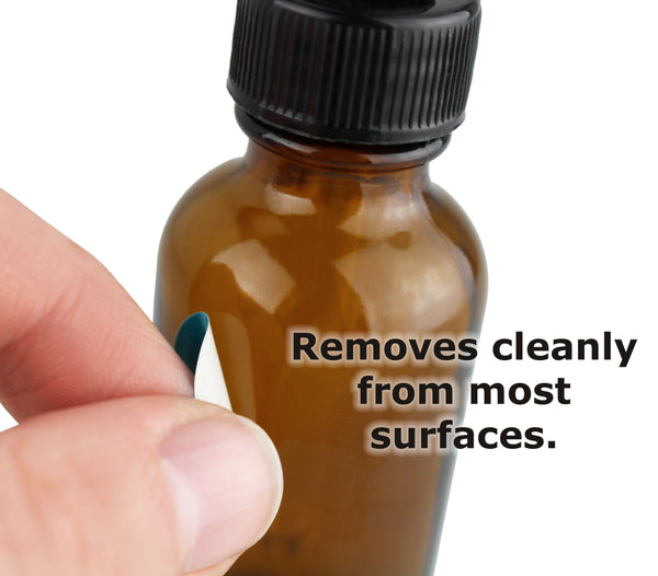 Removable Labels Remove Cleanly