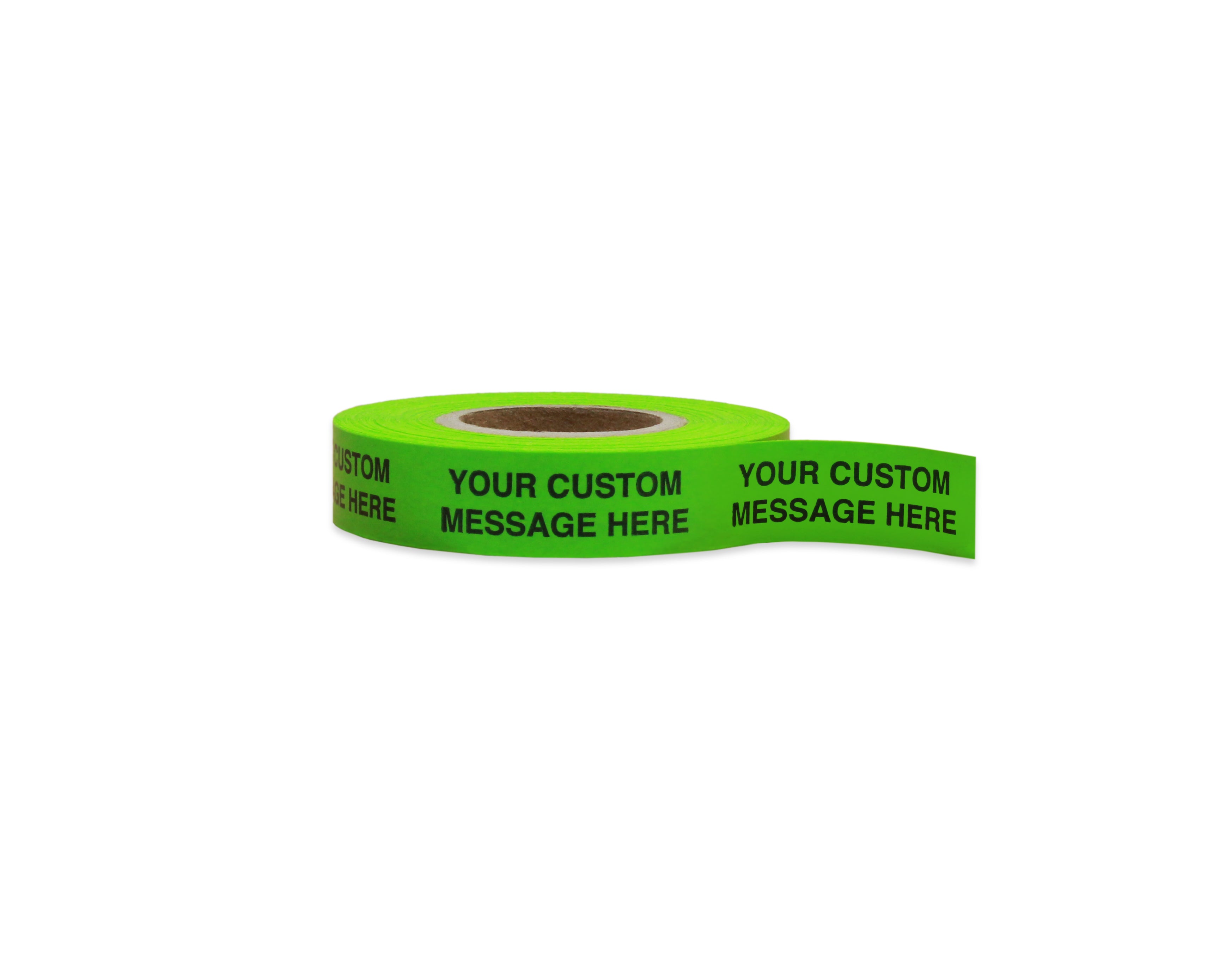 Custom Imprinted Adhesive Tape with Your Message: 1/2 x 500