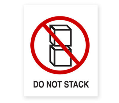 DO NOT STACK Shipping Box, Safe Handling Labels | 3