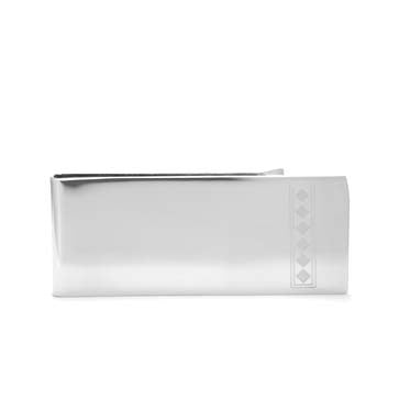 SQUARES METAL MONEY CLIP in Silver