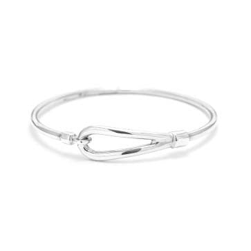 ladies solid silver bangles