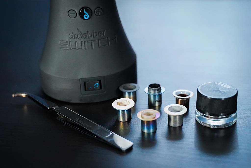 Dr Dabber Switch Vaporizer and Induction Cups