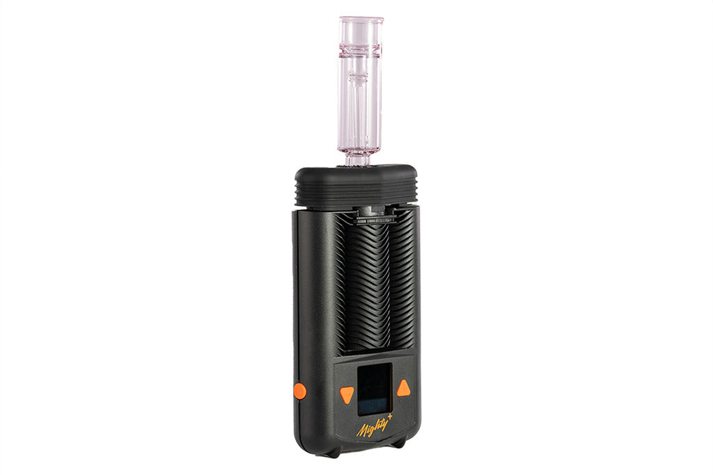 Mighty+ Vaporizer with POTV Mini Bubbler in pink
