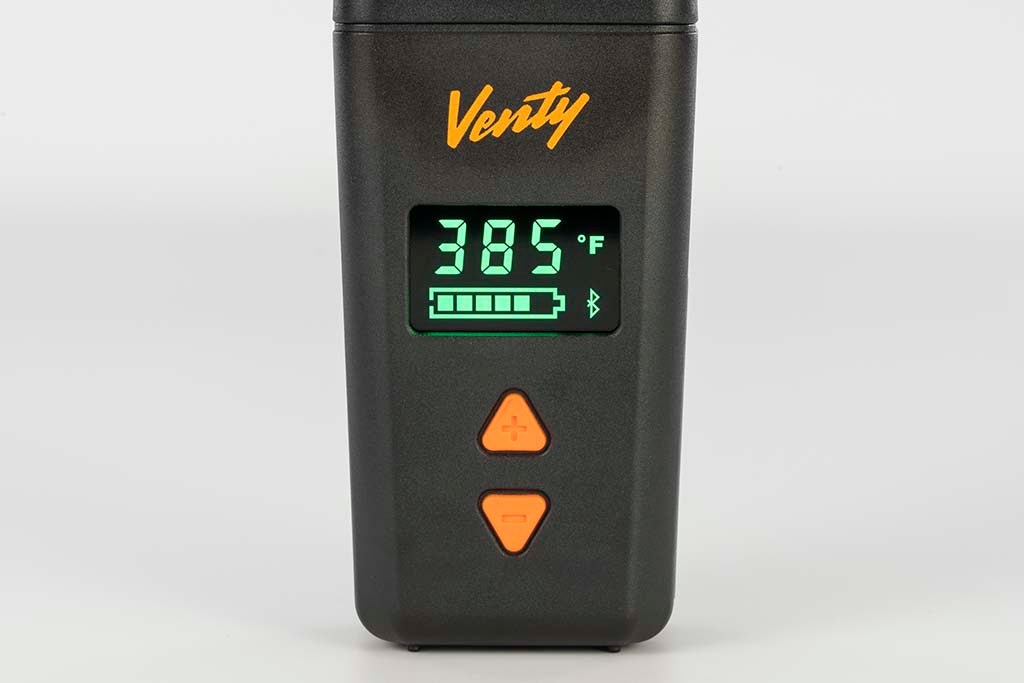 Venty Vaporizer Quickstart Guide Turn it On and Set the Temperature