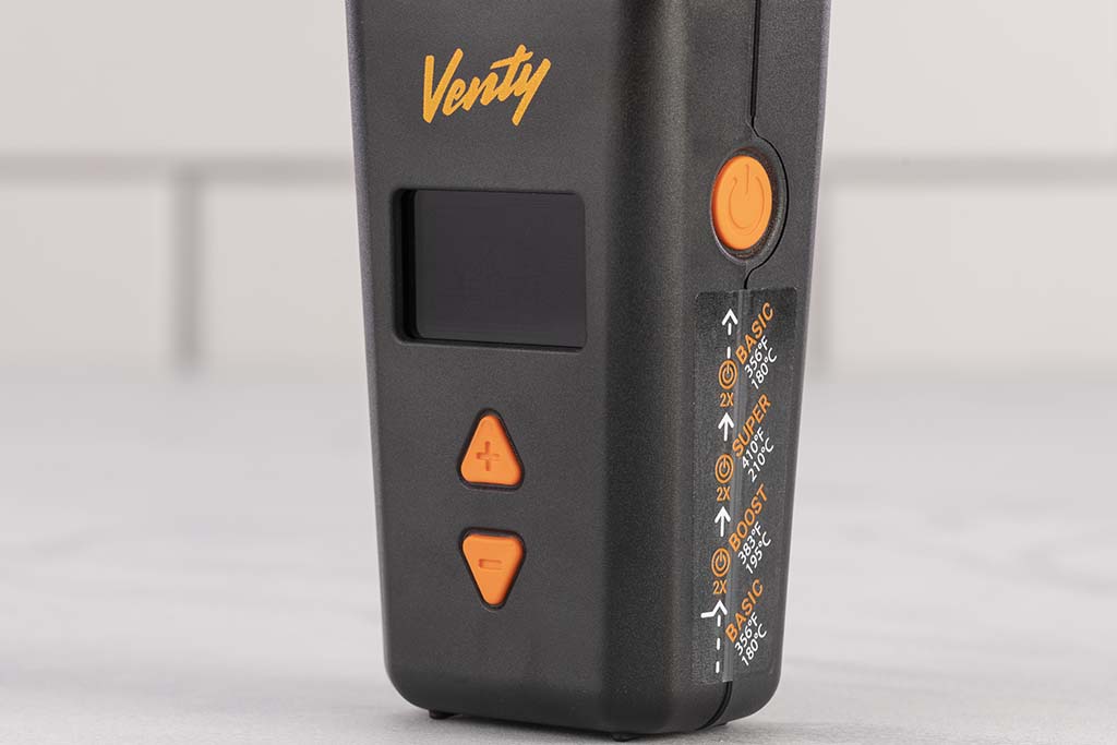 Venty Vaporizer Review Easy Controls