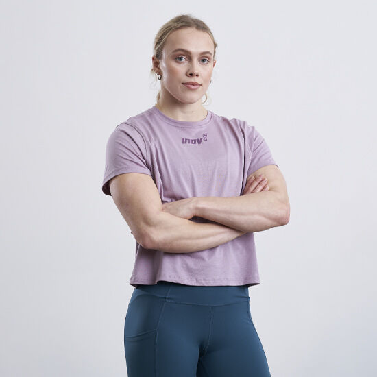 Inov8 F-Lite Women’s Cropped T-Shirt Lilac