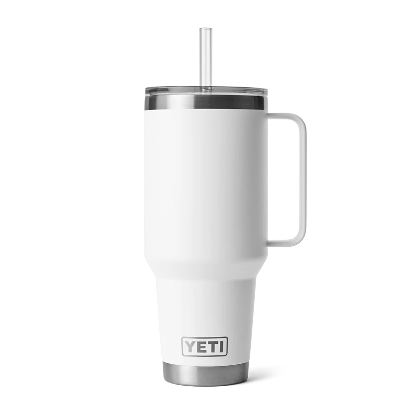 Yeti Rambler 42 Oz Straw Mug White