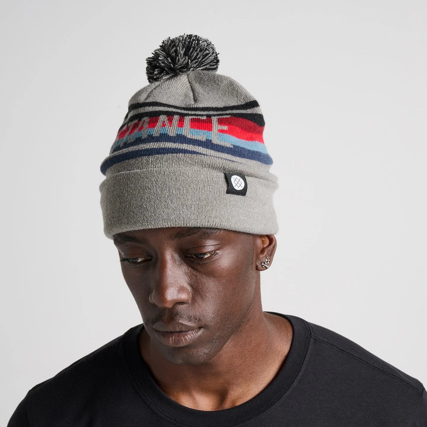 Stance OG Pom Beanie Grey / Red