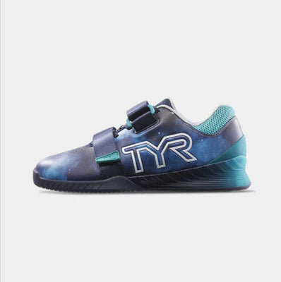 TYR L1 Lifter Weightlifting Shoe Navy / Turquoise