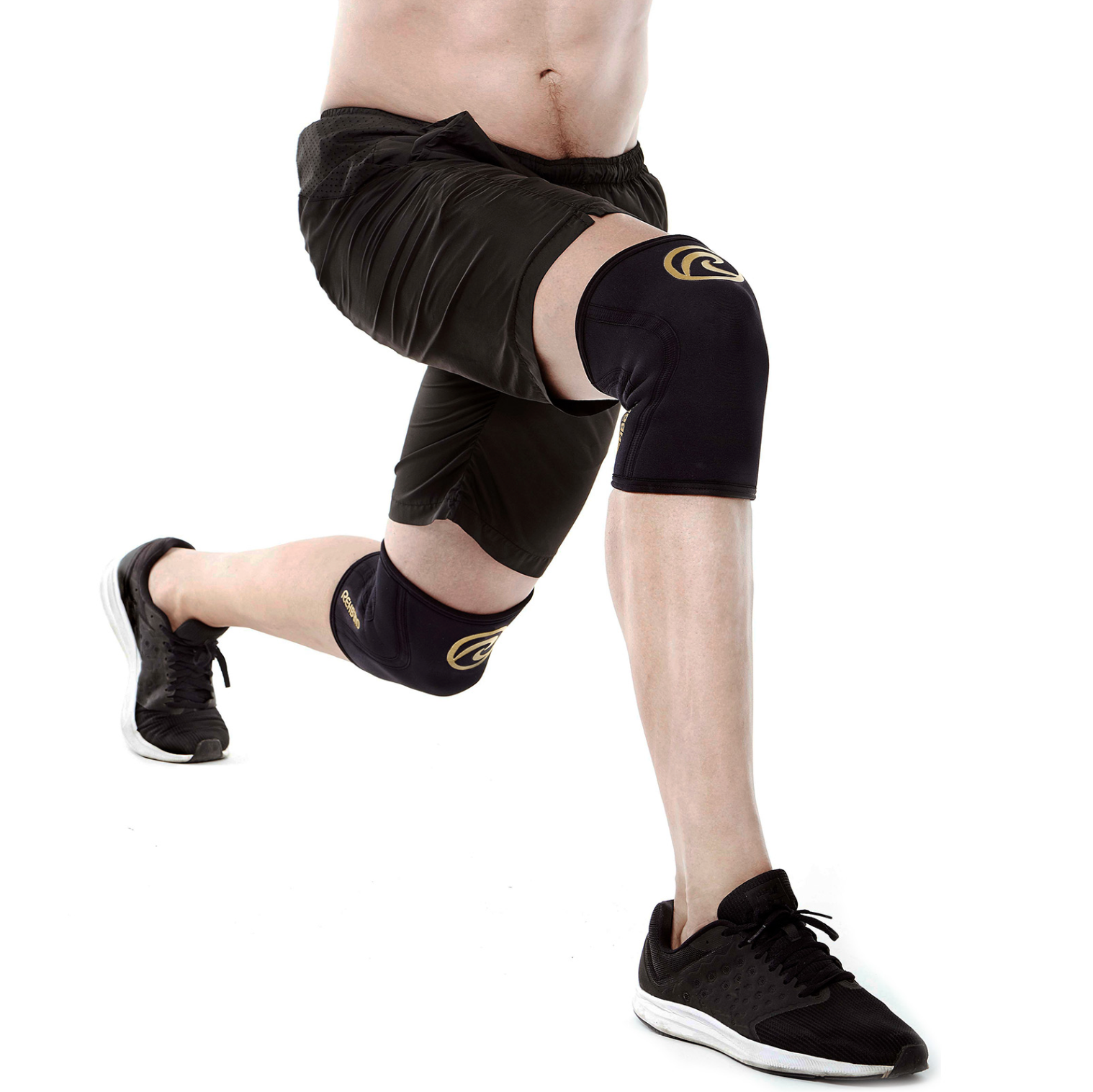 Rehband RX Knee Sleeve 5mm Black / Gold