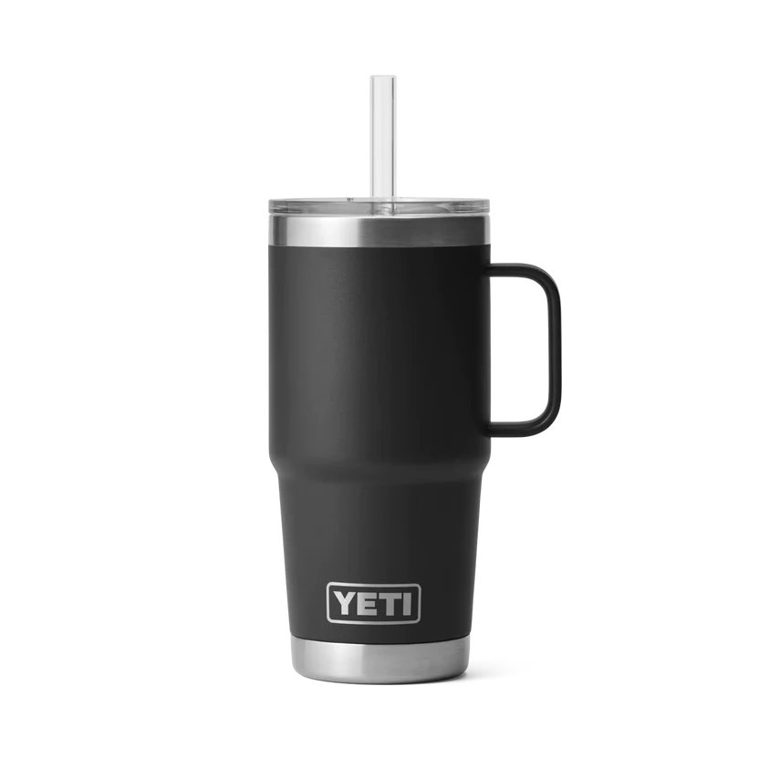 Yeti Rambler 25 Oz Straw Mug Black