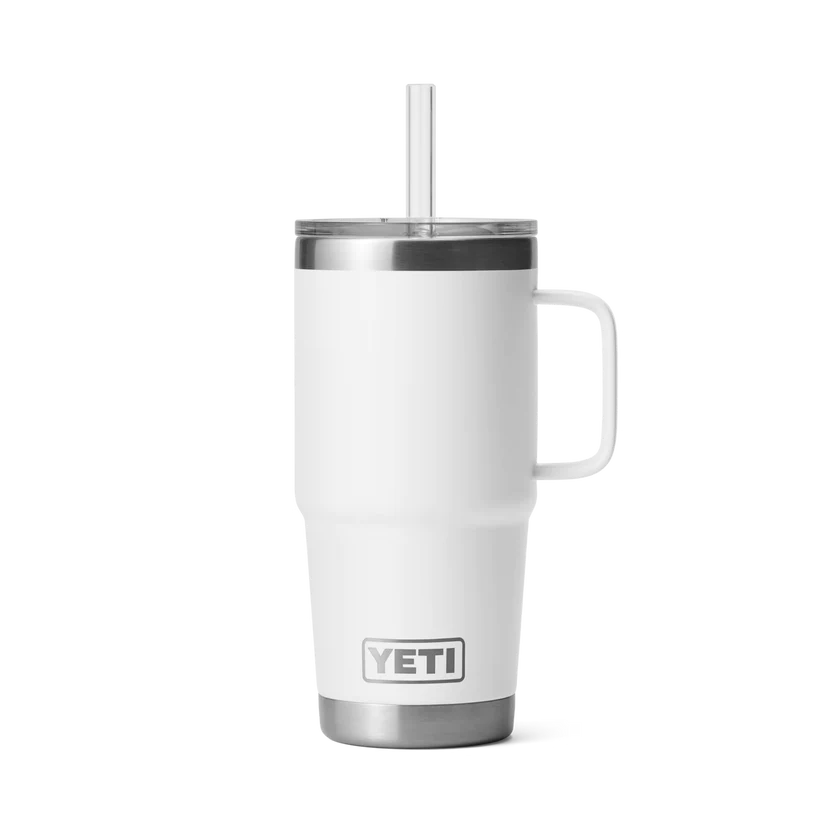 Yeti Rambler 35 Oz Straw Mug White