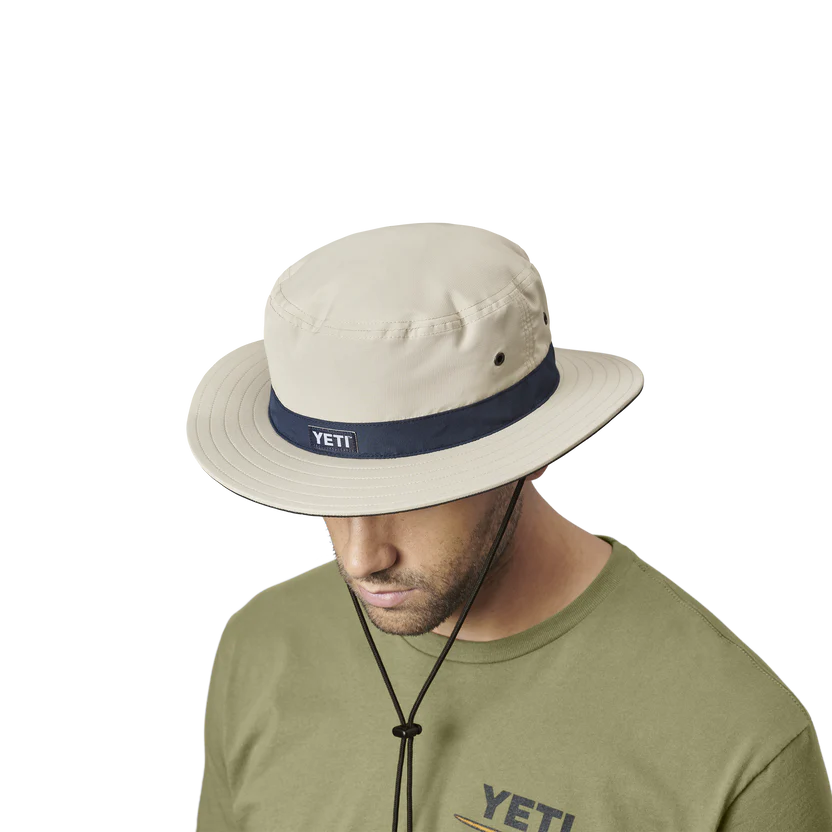 Yeti Boonie Hat Light Tan / Navy