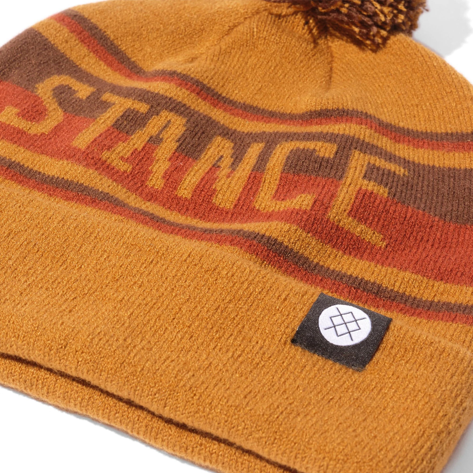 Stance OG Pom Beanie Tobacco