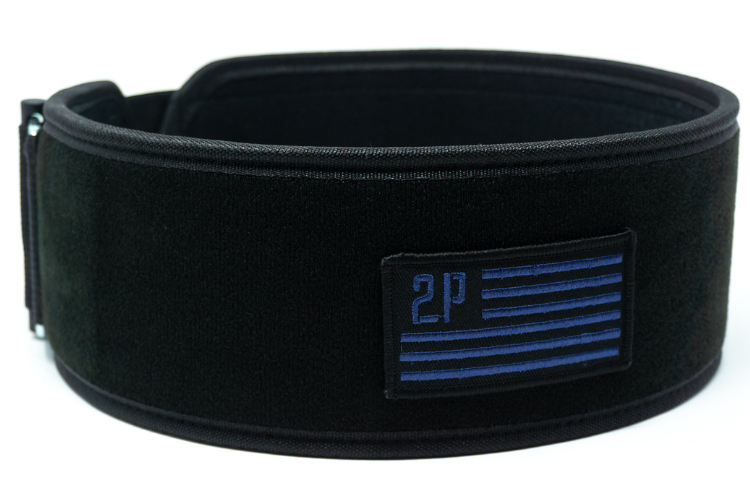 2POOD Navy Velcro Patch 4" Weightlifting Belt