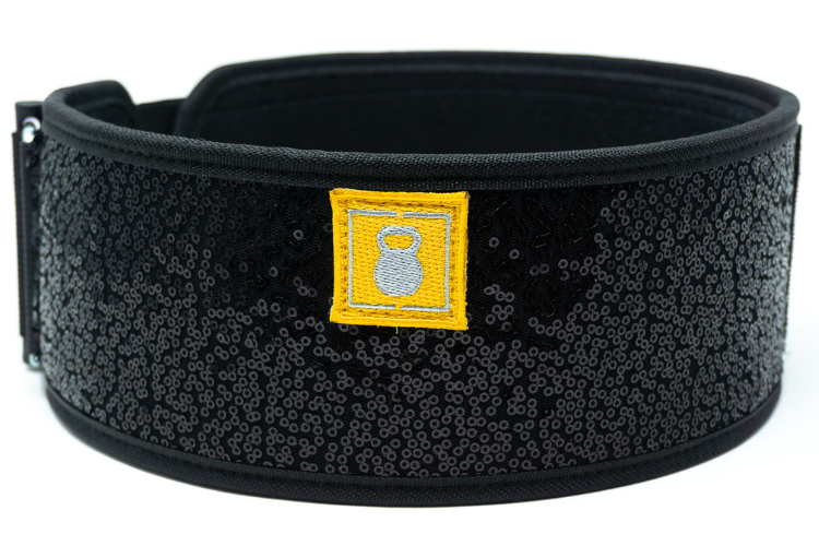 2POOD Black Magic (sparkle) 4" Weightlifting Belt